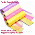 T shirt bags on roll, T-shirt bags, T shirt carrier bags, T-shirt shopping bags, plastic shopping bags, poly carrier, carrier ba